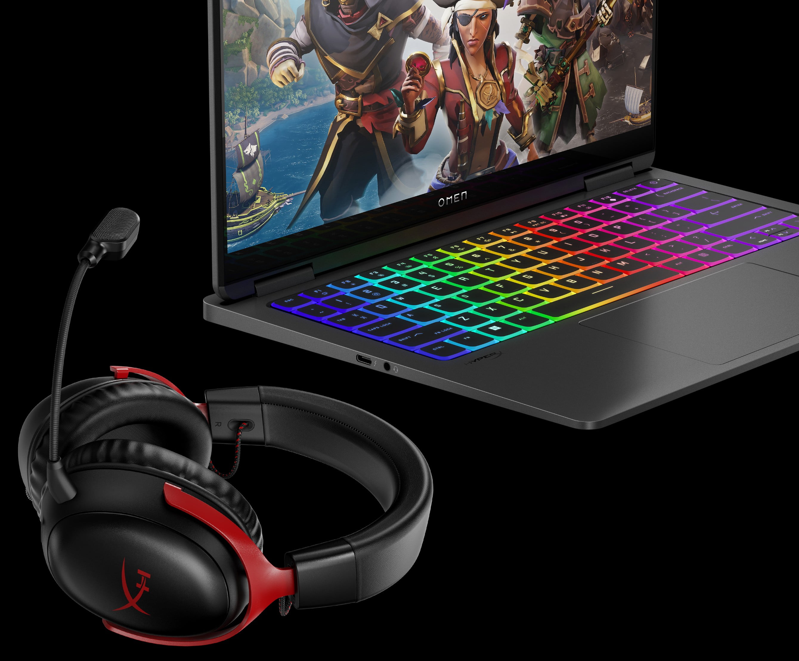 OMEN TRANSCEND 14 GAMING LAPTOP HYPERX BUNDLE