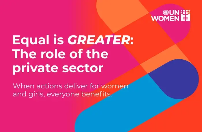 Equal is Greater: The role of the private sector